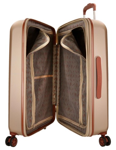 5128827 TROLLEY ABS 70CM. C/EXP. 4R. EL POTRO OCURI CHAMPAGN