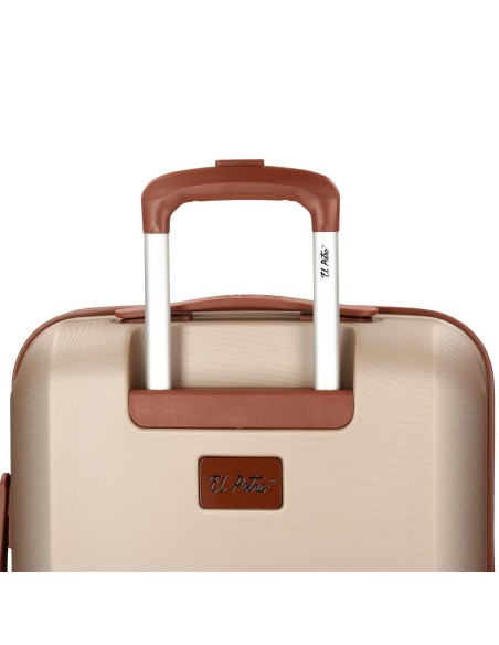 5128827 TROLLEY ABS 70CM. C/EXP. 4R. EL POTRO OCURI CHAMPAGN