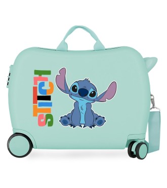 4959841 MALETA INF.ABS 4R.(2 MULTI.). ALOHA STITCH TURQUESA