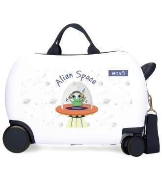 9881021 MALETA INF.ABS 4R.(2 MULTI.) 45CM. ENSO ALIEN SPACE