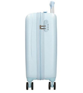 9891321 TROLLEY ABS 50CM. 4R. ENSO NEW FRIENDS AZUL CLARO 2