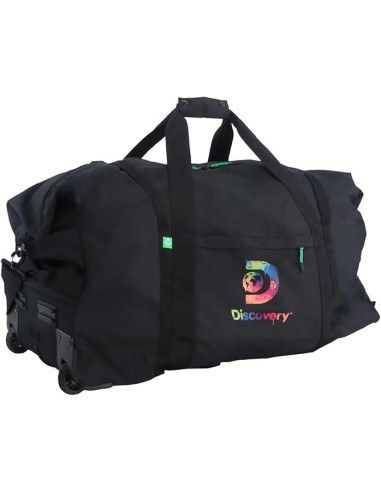Bolsa Viaje Mediana Con Ruedas Discovery  Drive Negro