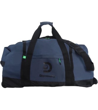 Bolsa Viaje Mediana Con Ruedas Discovery  Drive Azul