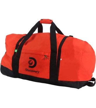 Bolsa Viaje Mediana Con Ruedas Discovery  Drive Naranja 2