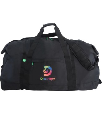 Bolsa Viaje Grande Con Ruedas Discovery  Drive Negro
