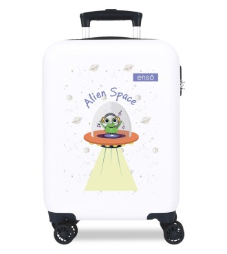 9881321 TROLLEY ABS 50CM. 4R. ENSO ALIEN SPACE BLANCO