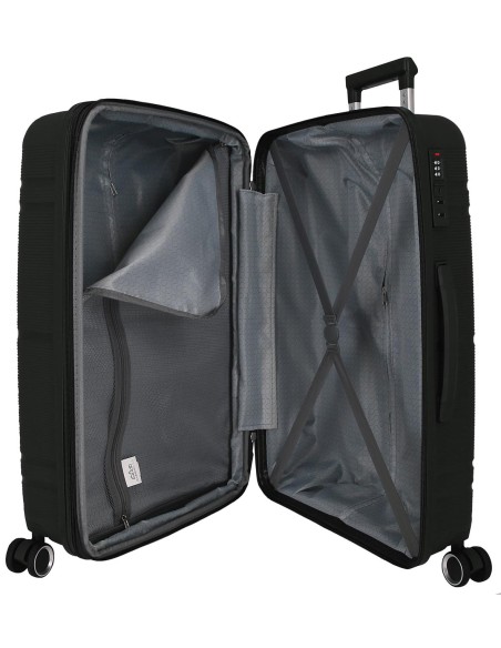 5478821 TROLLEY PP 65CM. C/EXP. 4R. ROLL ROAD UNIVERSE NEGRO 5478821 TROLLEY PP 65CM. C/EXP. 4R. ROLL ROAD UNIVERSE NEGRO