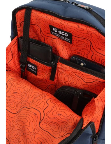 Bolso Bandolera Doble Hombre/Mujer Discovery Geyser Azul