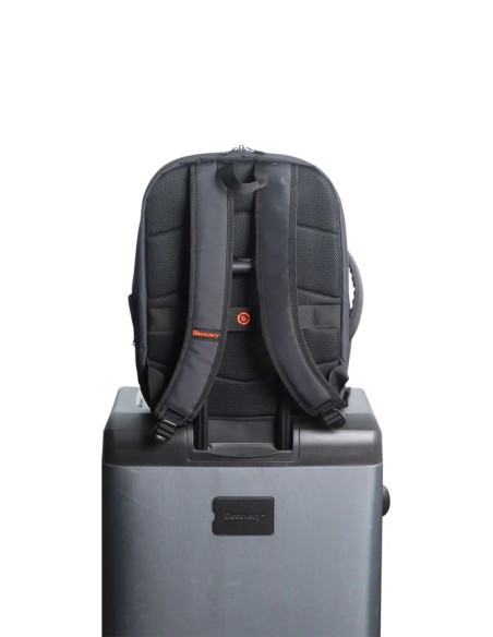 Mochila Mediana Urbana-Portátil 15'' Discovery Geyser Negro Mochila Mediana Urbana-Portátil 15'' Discovery Geyser Negro