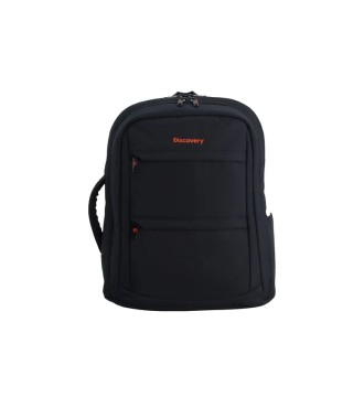 Mochila Doble Urbana-Portátil 15'' Discovery Geyser Negro