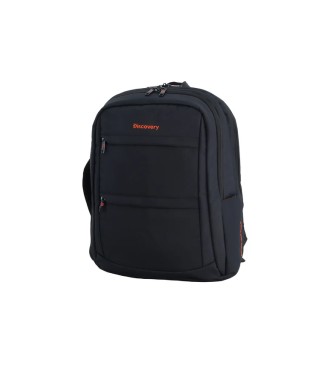Mochila Doble Urbana-Portátil 15'' Discovery Geyser Negro 2