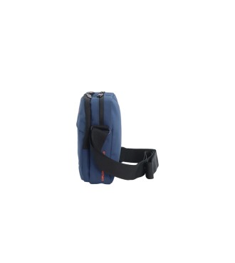 Bolso Bandolera Mediana Hombre/Mujer Discovery Geyser Azul 2