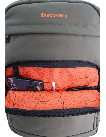 Mochila Doble L Urbana-Portátil 15'' Discovery Geyser Khaki Mochila Doble L Urbana-Portátil 15'' Discovery Geyser Khaki