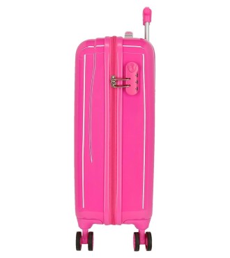 23314E1 TROLLEY ABS 55CM. 4R. MINNIE STICKERS 2