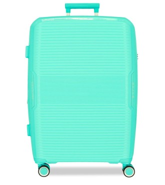 5329328 TROLLEY PP 78CM. C/EXP. 4R. MOVOM INARI TURQUESA