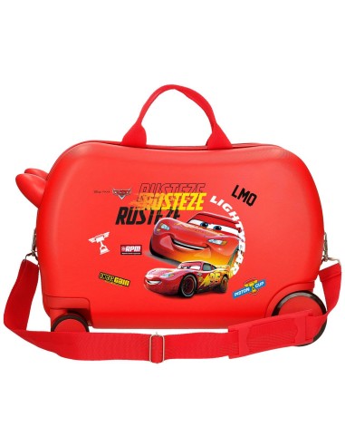 2391021 MALETA INF.ABS 4R.(2 MULTI.) 45CM. CARS RUSTEZE LIGH