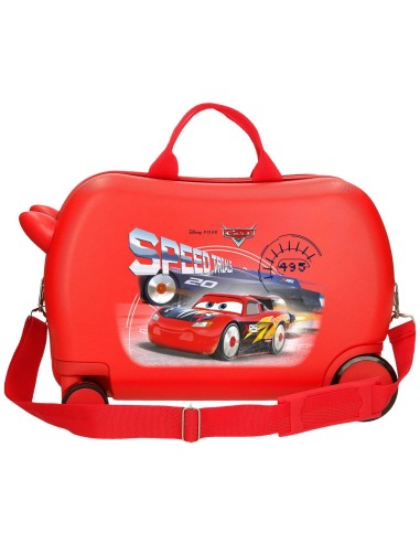 4031021 MALETA INF.ABS 4R.(2 MULTI.) 45CM. CARS SPEED TRIALS