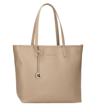 7947533 BOLSO TOTE PJL ELIA TAUPE