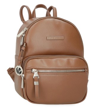 7942032 MOCHILA 25CM. PJL ELIA MARRON