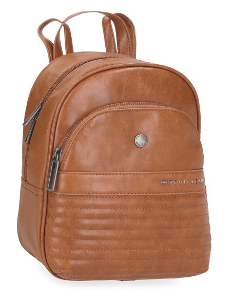 7152042 MOCHILA 27CM. PJL BIKER MARRON
