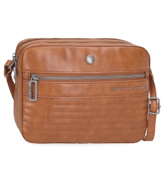 7155442 BANDOLERA 2C. PJL BIKER MARRON