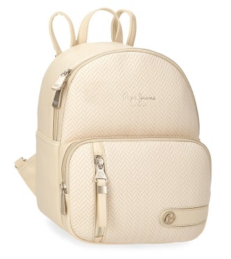 7912031 MOCHILA 25CM. PJL SPRIG BEIGE