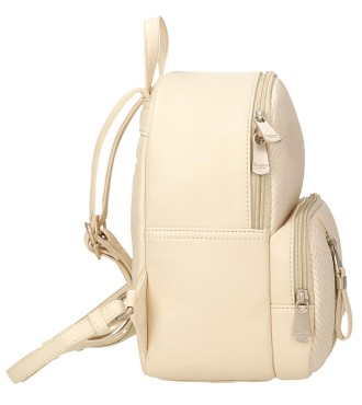 7912031 MOCHILA 25CM. PJL SPRIG BEIGE 2