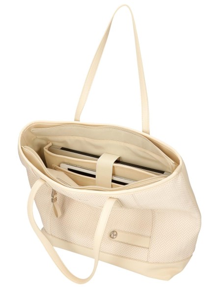 7917531 BOLSO TOTE PJL SPRIG BEIGE 7917531 BOLSO TOTE PJL SPRIG BEIGE