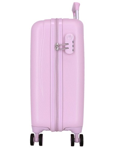 3161142 TROLLEY ABS 50CM. 4R. LOVELY STITCH LILA