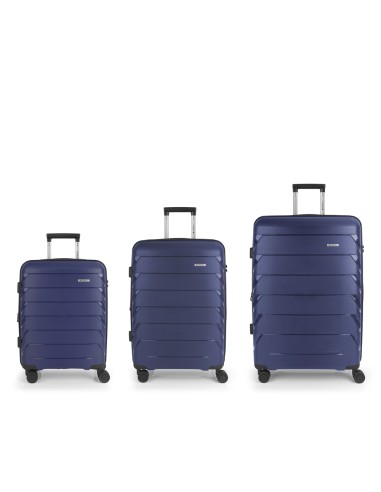 Set 3 Maletas C22-M-L Gabol Origami Azul