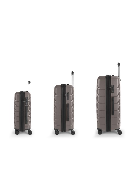 Set 3 Maletas C22-M-L Gabol Origami Piedra Set 3 Maletas C22-M-L Gabol Origami Piedra