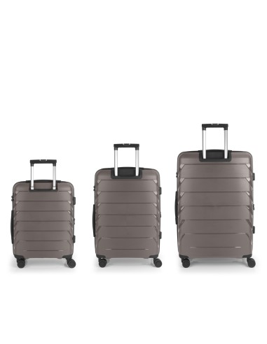 Set 3 Maletas C22-M-L Gabol Origami Piedra