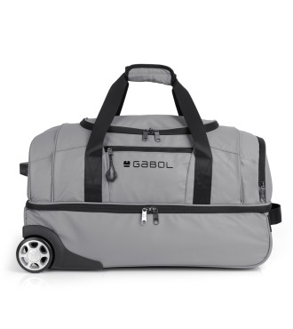 Bolso Con Ruedas S Gabol Canada Gris