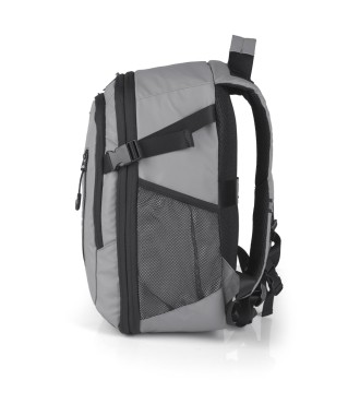Bolso Viaje Mochila XS Underseat Gabol Canada Gris 2