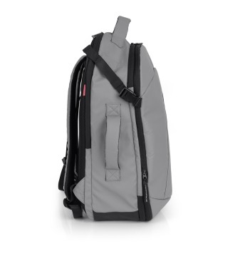 Bolso Viaje Mochila S Gabol Canada Gris 2