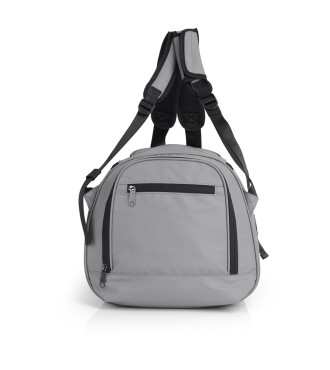 Bolso Viaje Mochila Gabol Canada Gris 2