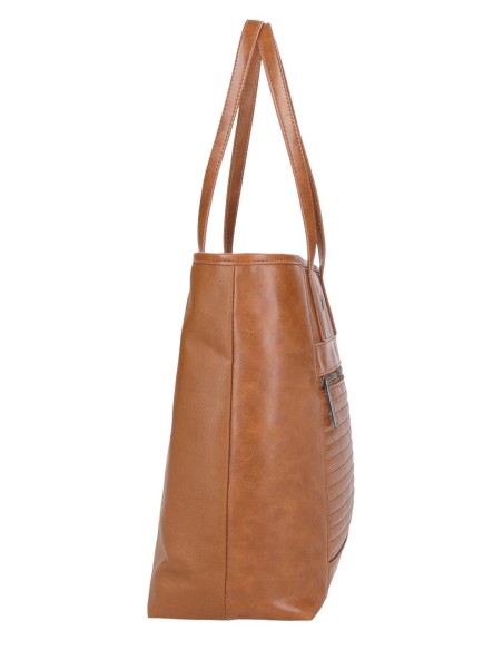 7157542 BOLSO TOTE PJL BIKER MARRON 7157542 BOLSO TOTE PJL BIKER MARRON