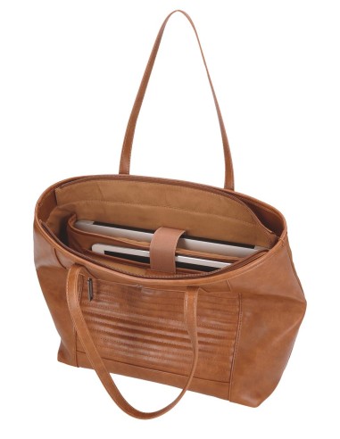 7157542 BOLSO TOTE PJL BIKER MARRON