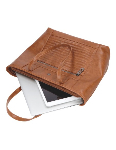 7157542 BOLSO TOTE PJL BIKER MARRON 7157542 BOLSO TOTE PJL BIKER MARRON