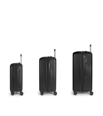 Set 3 Maletas C22-M-L Gabol Radar Negro 2