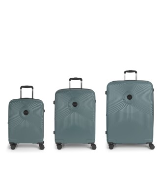 Set 3 Maletas C22-M-L Gabol Radar Verde