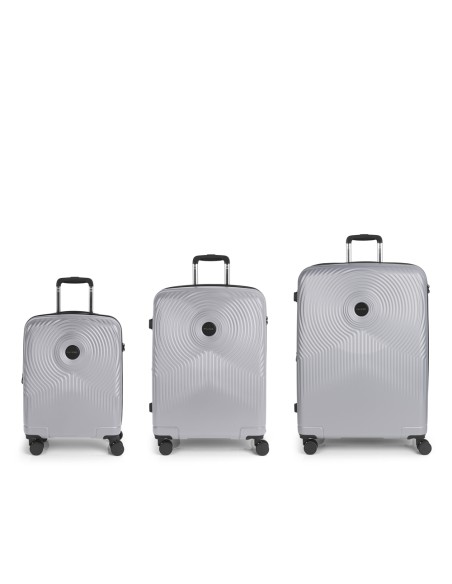 Set 3 Maletas C22-M-L Gabol Radar Plata Set 3 Maletas C22-M-L Gabol Radar Plata