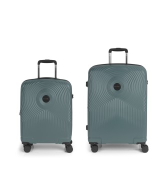 Set 3 Maletas C22-M Gabol Radar Verde
