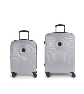 Set 3 Maletas C22-M Gabol Radar Plata