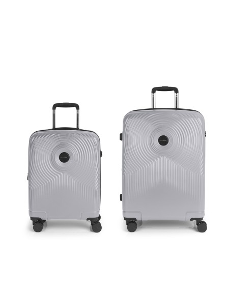 Set 3 Maletas C22-M Gabol Radar Plata Set 3 Maletas C22-M Gabol Radar Plata