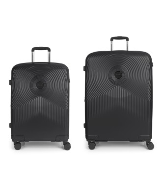 Set 2 Maletas M-L Gabol Radar Negro