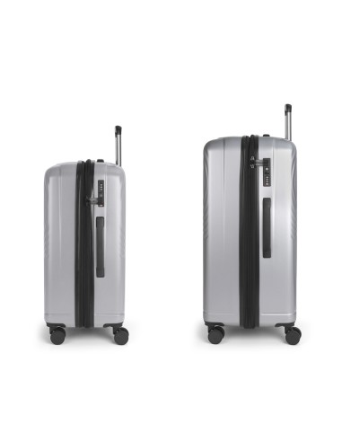 Set 2 Maletas M-L Gabol Radar Plata