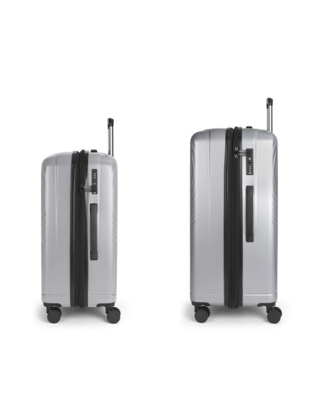 Set 2 Maletas M-L Gabol Radar Plata Set 2 Maletas M-L Gabol Radar Plata