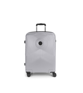 Maleta Trolley Mediana Gabol Radar Plata