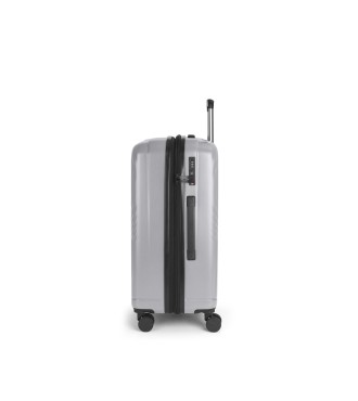 Maleta Trolley Mediana Gabol Radar Plata 2